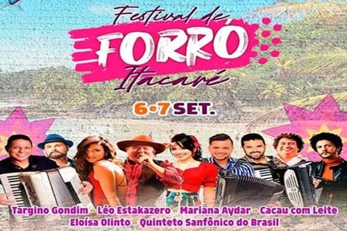 Veja atrações do Festival de Forró de Itacaré; Evento acontece nos dias 6 e 7 de setembro