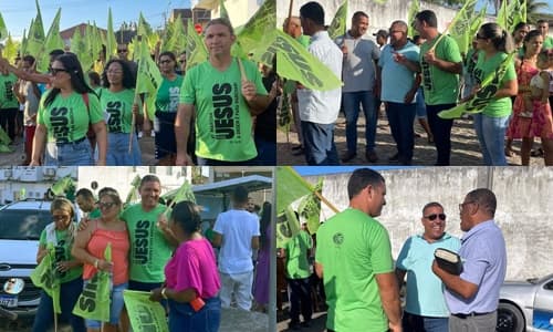 Ibirataia: Vice-prefeito Juca Muniz participa da 6ª Marcha para Jesus, Celebrando Fé e União na Comunidade
