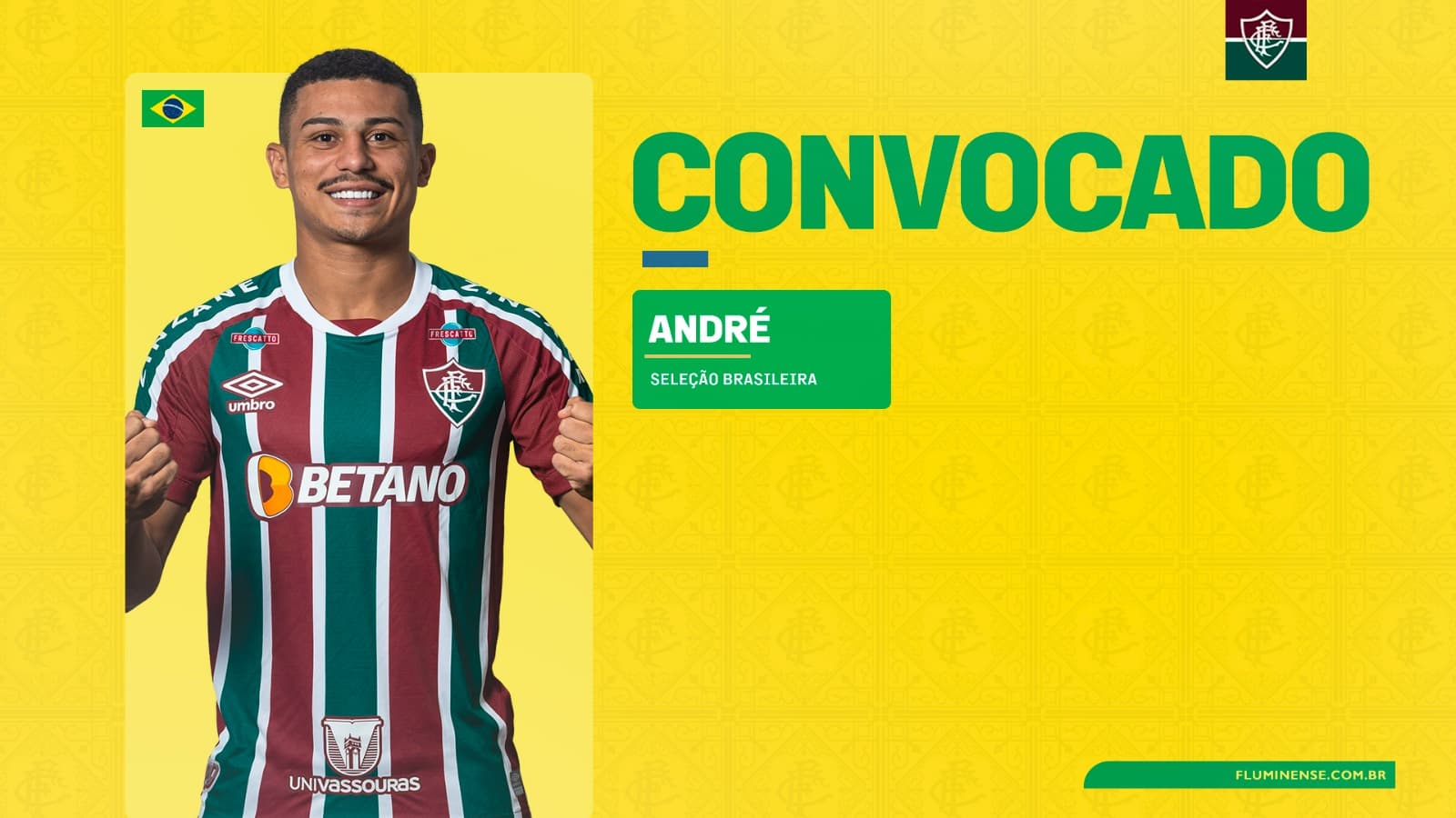 Ibirataense André é convocado para a Seleção Brasileira nas Eliminatórias da Copa do Mundo 2026