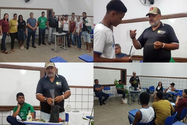 Ibirataia: CMJFS recebe a equipe da Secretaria de Agricultura em mais uma etapa do Projeto Anual "Cuidar, Aqui ou Acolá; Um Tom ou um Som para Praticar" com foco na Cultura Local