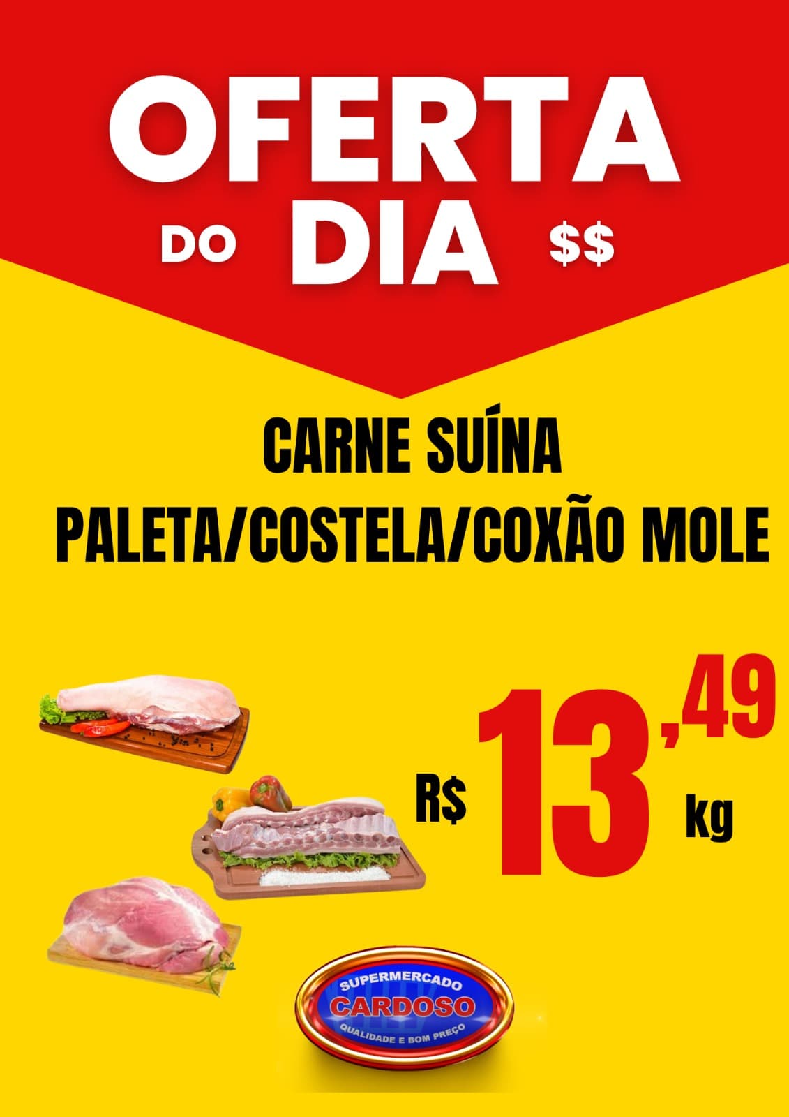 Oferta do Dia do Supermercado Cardoso