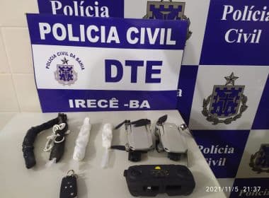 Irecê: Polícia apreende drones que seria utilizados para enviar drogas para carceragem