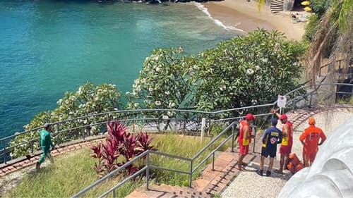 Bahia: Corpo amarrado a uma pedra é encontrado no mar; possível vítima conhecida