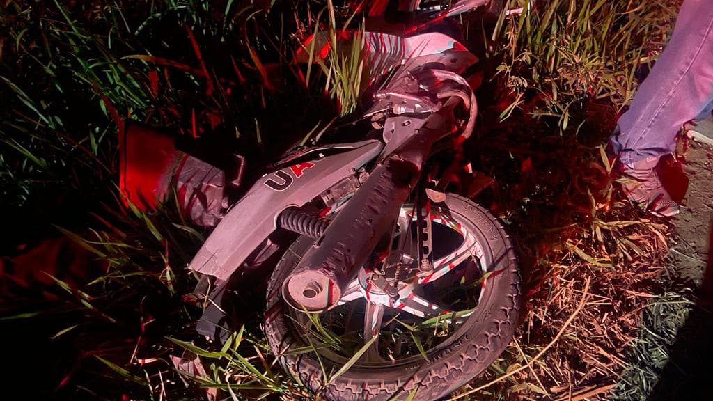 Ipiaú: Motociclista fica ferido após ser atingido por carro em trecho da BR-330