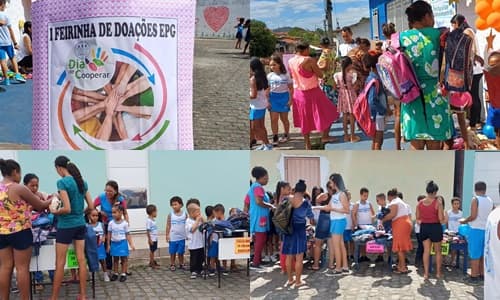 Ibirataia: I Feirinha de Doação e Cantata "Onde Está o Seu Coração?" - Um gesto de amor da Escola Pingo Gente