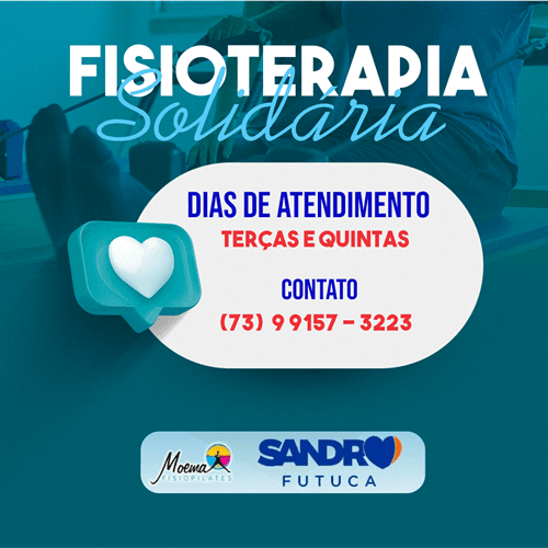 Fisioterapia Solidária em Ibirataia: Sandro Futuca e Moema Fisiopilates unem esforços pela saúde da comunidade