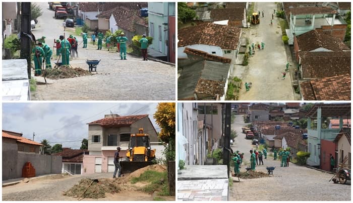 Prefeitura realiza limpeza de ruas no Bairro Nova Ibirataia de Cima