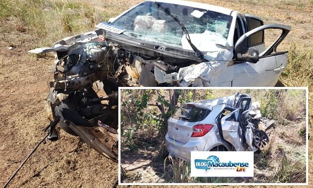 Bebê e motorista que sofreram acidente entre carros morrem no hospital do oeste