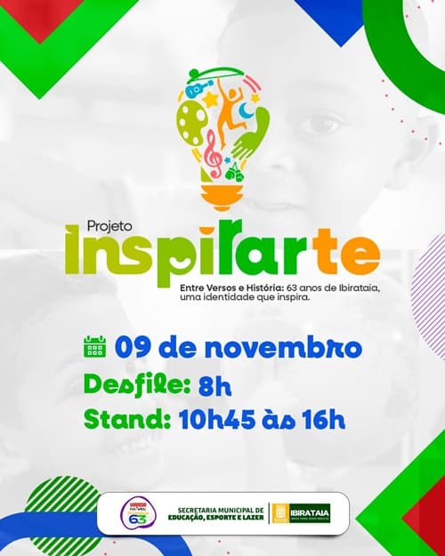 Desfile Cultural: Ibirataia Relembra Seu Passado e Inspira o Futuro", acontecerá nesta quinta-feira, 09, a partir das 8h