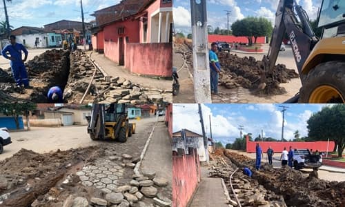 Ibirataia: Prefeitura e Embasa iniciam instalação hidráulica para abastecer 61 casas populares