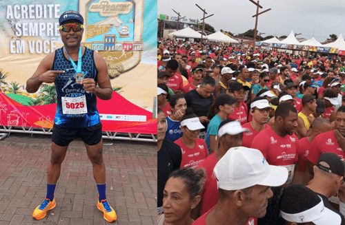 Ibirataia: Atleta ibirataense Alessandro Brito se destaca na Meia Maratona de Porto Seguro