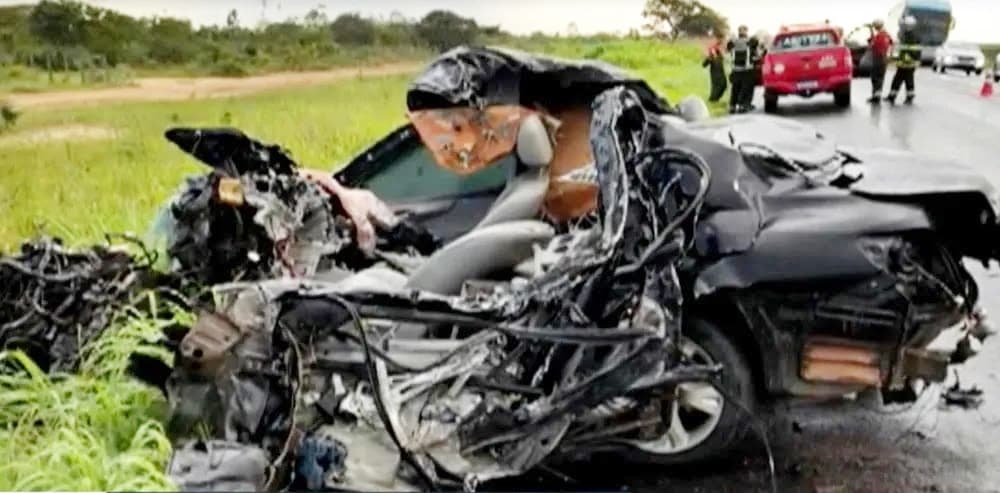Homem de 43 anos morre em acidente na BR-242 entre Luís Eduardo Magalhães e Barreiras