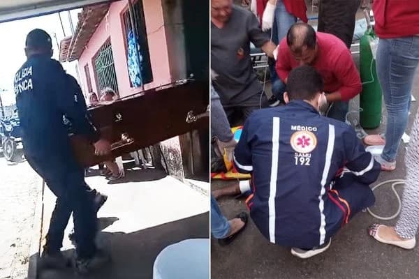 DPT retira corpo de velório para fazer perícia