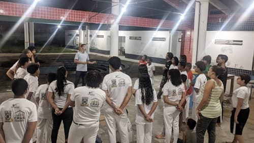 Ibirataia: Secretário de Cultura e Turismo, Silvio Brandão, visita Associação de Capoeira Os Águias