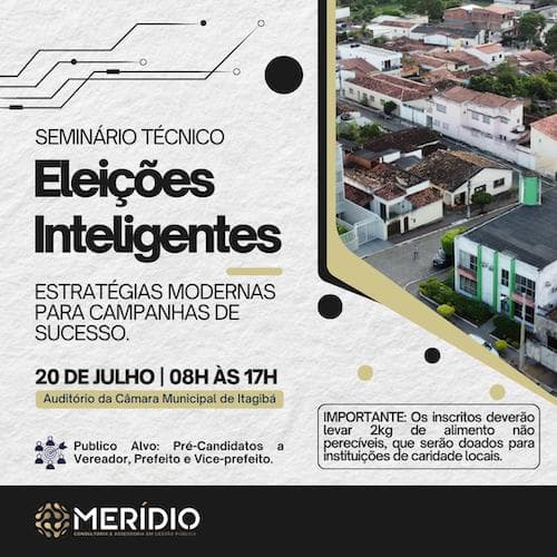 Itagibá recebe seminário técnico para capacitação de pré-candidatos