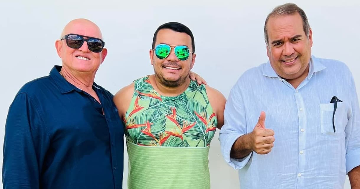 Empresário Bruno Mídia se reúne com o Dep. Estadual Sandro Régis e o Ex-prefeito Jorge Fair