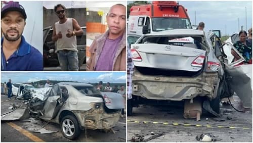 Três moradores de Posto da Mata perdem a vida em colisão fatal