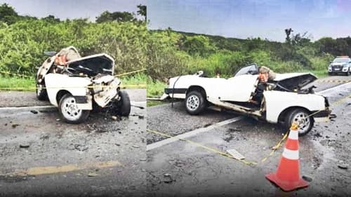 homem morre e vários ficam feridos em acidente próximo a Vitória da Conquista