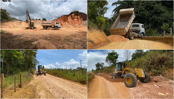 Ibirataia: Prefeitura realiza patrolamento e cascalhamento na região do Penedo