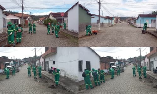Ibirataia: Prefeitura realiza Mutirão de Limpeza no Bairro Mirassol