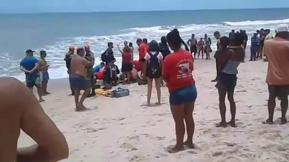 Jovem tem perna amputada após ataque de tubarão em Pernambuco; são 2 casos em 24h; assista o vídeo