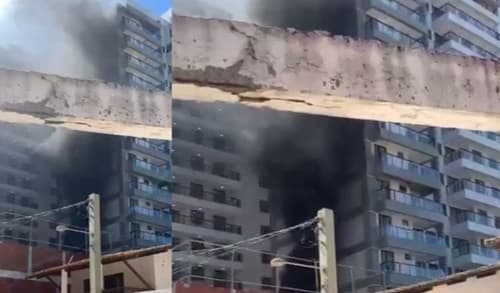 Fumaça espessa chama atenção em Ilhéus: Moradores alertam para incidente em loteamento
