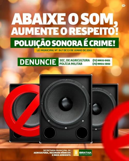 🔇 Abaixe o Som, Aumente o Respeito: Combatendo a Poluição Sonora para uma Comunidade Mais Saudável