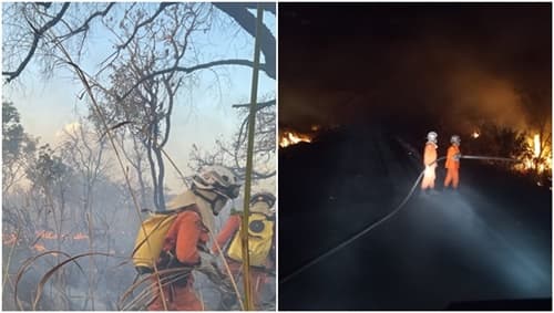 Incêndios em vegetação mobilizam equipes do 17º Batalhão de Bombeiros Militar