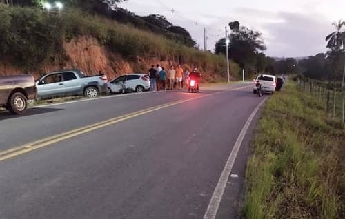 Motociclista ferido em acidente na BA-120 entre Gandu e Nova Ibiá
