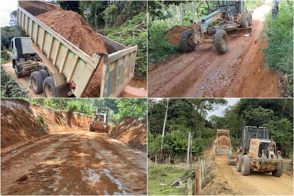 Prefeitura realiza patrolamento e cascalhamento de estradas na zona rural de Ibirataia