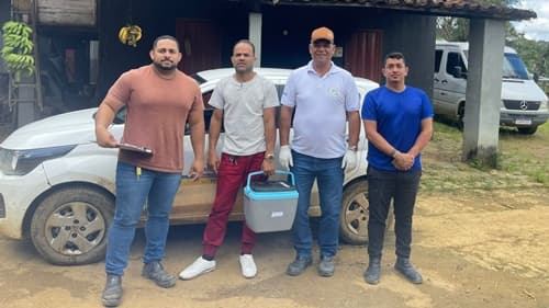 Ibirataia: Secretaria de Saúde avança com vacinação antirrábica na zona rural