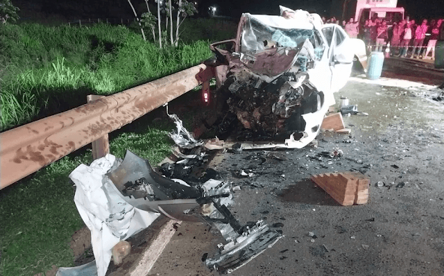Quatro mulheres entre 28 e 29 anos morrem em acidente grave na BR-163