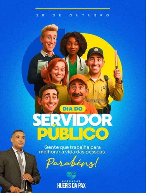 Mensagem do Vereador Hueris da Pax – Dia do Servidor Público