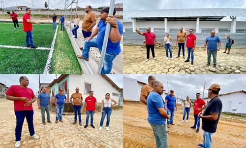 Ibirataia: Prefeito Sandro Futuca visita obras em andamento neste sábado (28)