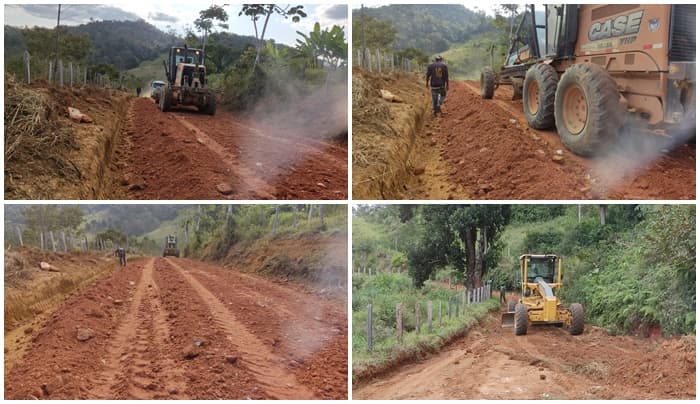 Prefeitura de Ibirataia abre nova frente de trabalho na zona rural, agora na região do Penedo; assista o vídeo