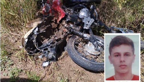 Jovem de 19 anos morre em acidente de trânsito em Ribeira do Pombal