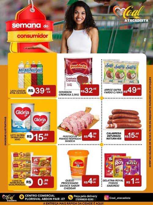 Confira as ofertas em Comemoração a Semana do Consumidor | Coal Supermercado