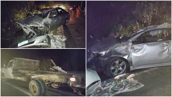 Ipiaú: Motorista morre após carro colidir na traseira de caminhão na BR-330