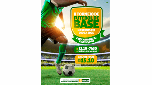 Ibirataia: Vem aí o II Torneio de Futebol de Base!
