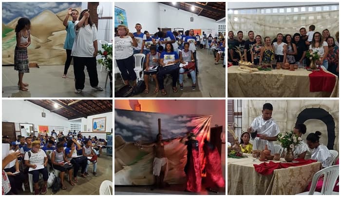 Teatro Face do Rei da Família da Graça se apresenta no Colégio Municipal Paulo Souto