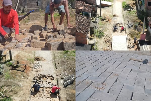 Ibirataia: Prefeitura faz reparo e manutenção na rua Clementino das Virgens; assista o vídeo