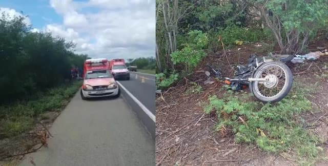 Duas pessoas ficam gravemente feridas em acidente de moto na BR 324