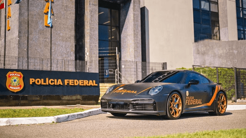 Porsche de R$ 1,5 milhão vira viatura da Polícia Federal em SC