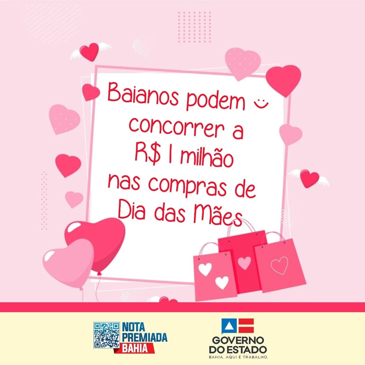 Baianos podem concorrer a 1 milhão de reais nas compras de Dia das Mães