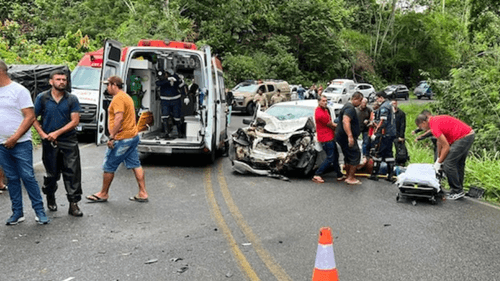 Grave Acidente na Curva da Garganta em Ibirataia, na BA-650