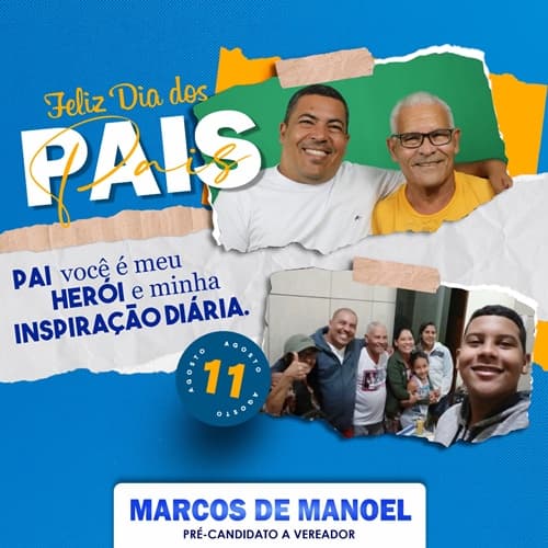 Mensagem do Dia dos Pais | Marcos de Manoel