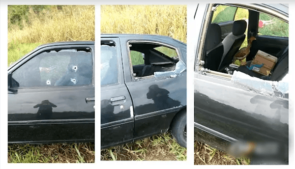 Mulher é encontrada morta ao lado de carro com marcas de tiros na Ba