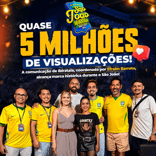 Comunicação da Prefeitura de Ibirataia registra quase 5 milhões de visualizações e bate recorde nas redes sociais