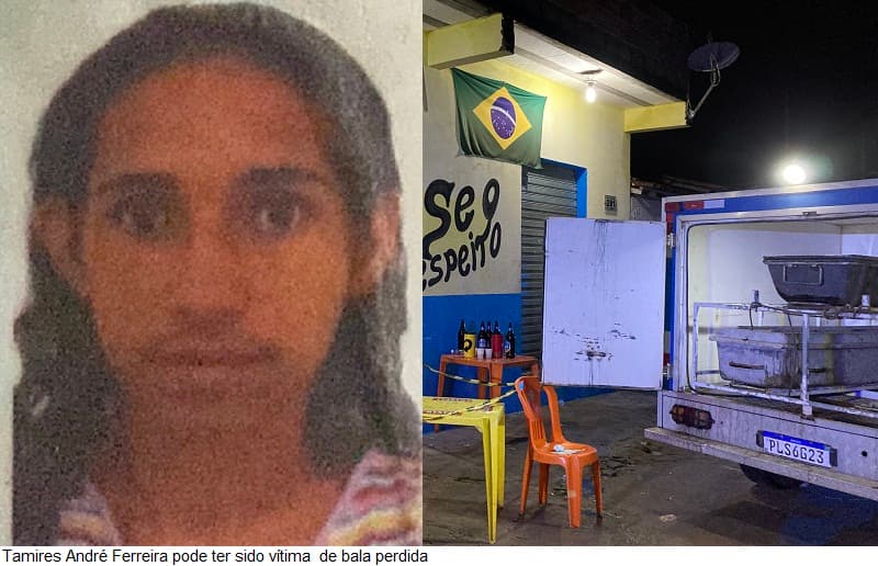 m Teixeira de Freitas homem e mulher foram assassinados a tiros no lado de fora do bar