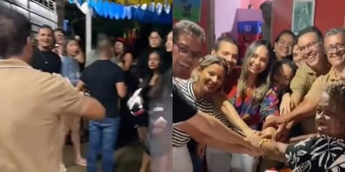 Ibirataia: Sandro Futuca recebe calorosa recepção em evento na Vila de Tesourinhas